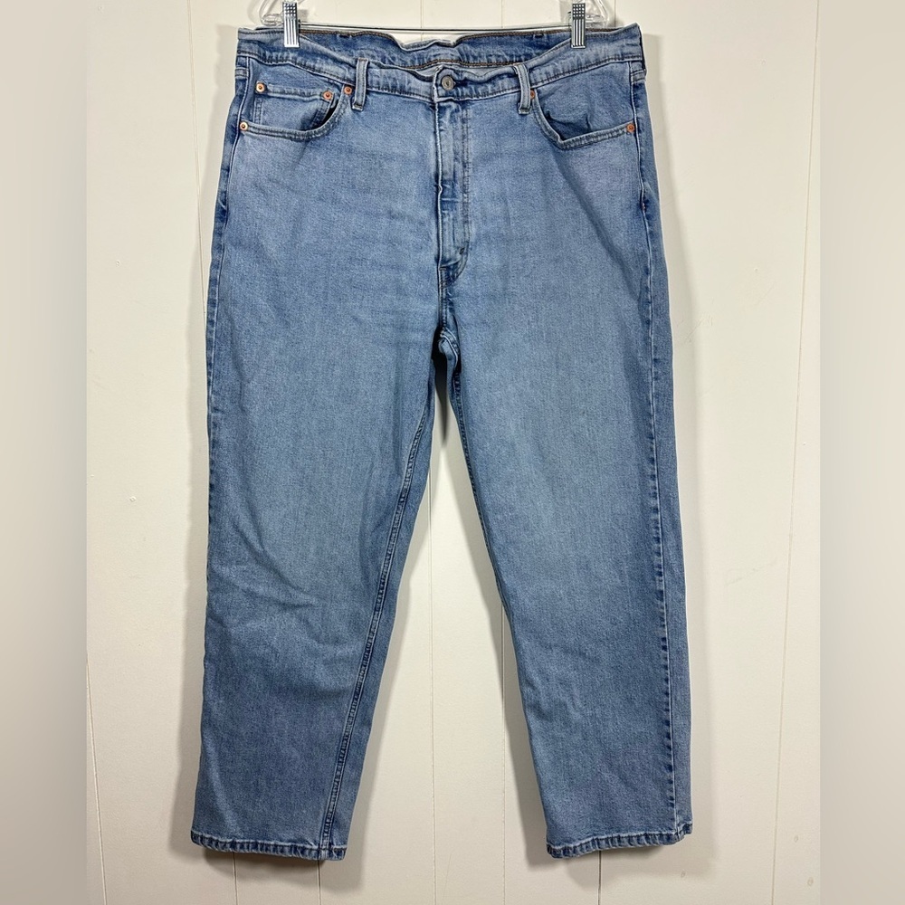 Levis 550 Men’s Size 40x30 Relaxed Fit Straight Denim Blue Jeans Cotton